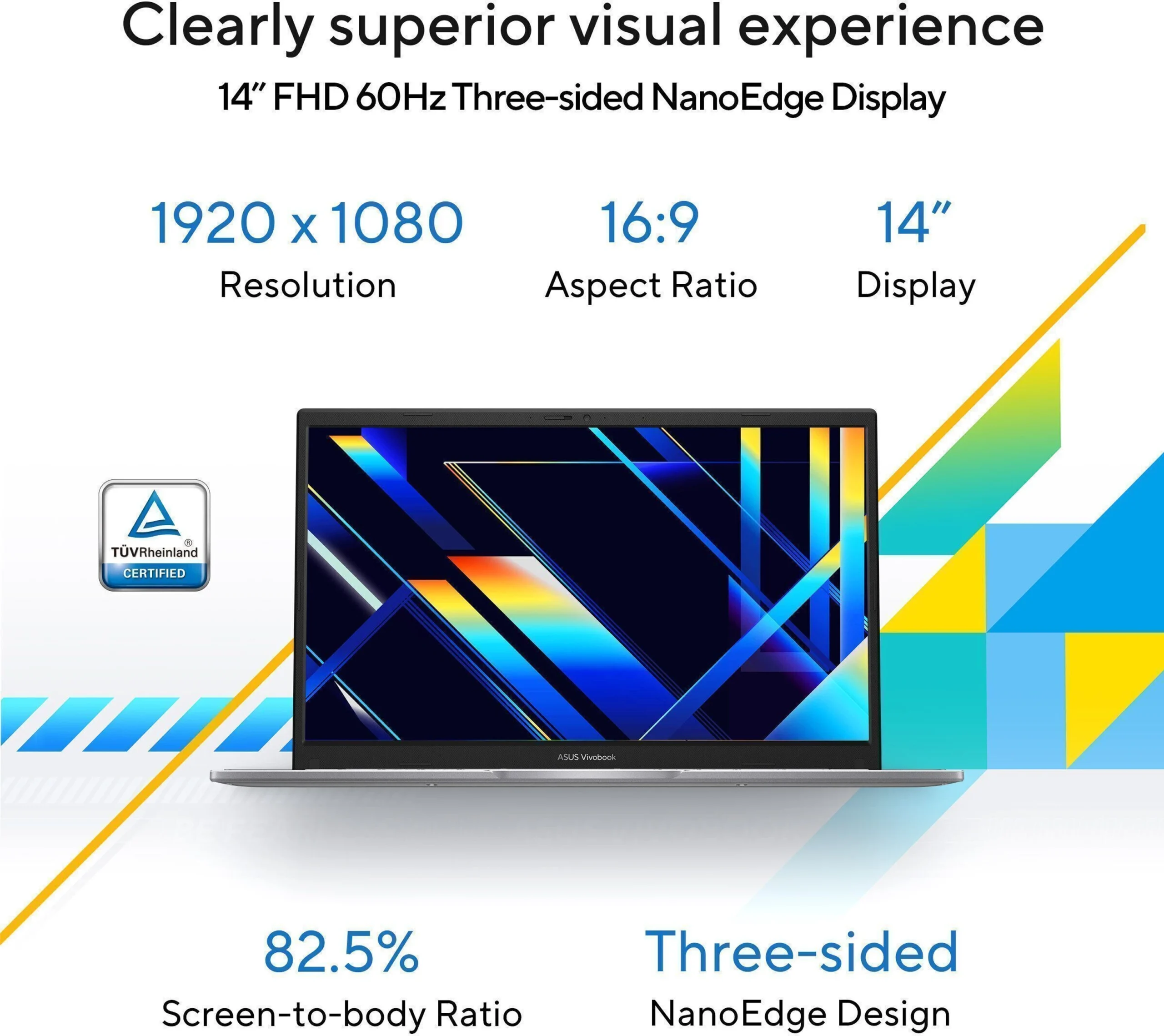 ASUS X1404VA-EB321WS Laptop (Intel Core i3 13th Gen, 8GB RAM, 512GB SSD, 14" FHD, Silver)